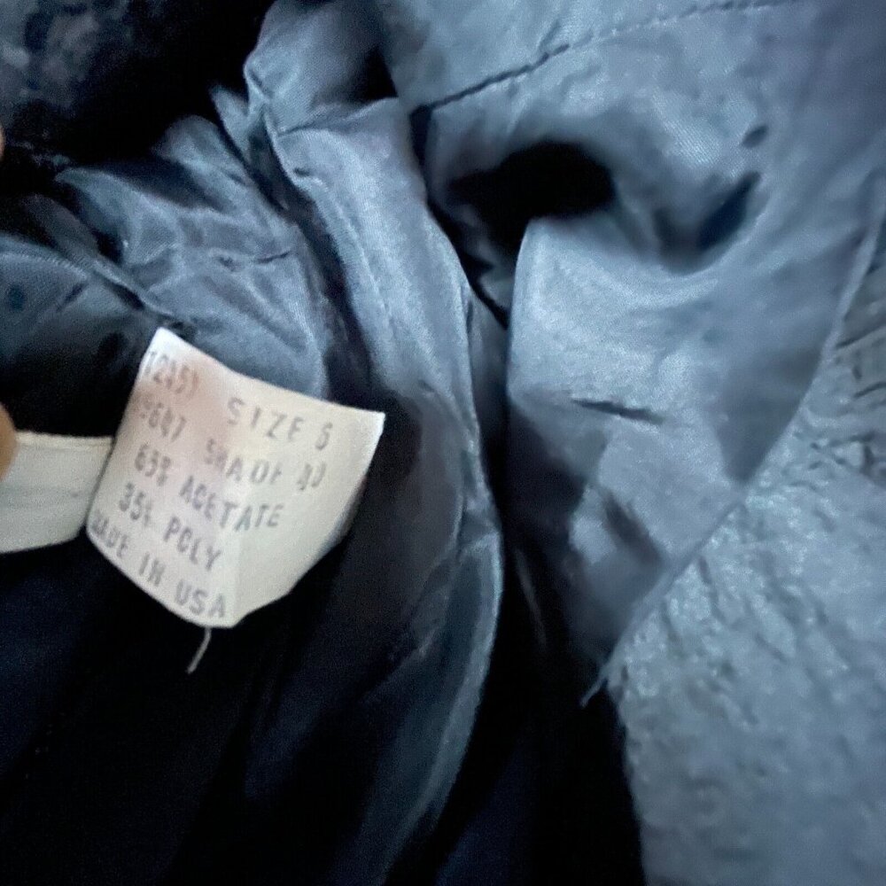 Vintage Albert Nipon Womens Size 6 Black Velvet B… - image 5